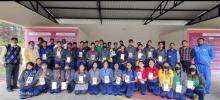 Tablet distribution to the students of Class XII at KV NEHU Shillong